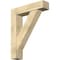 Ekena Millwork Traditional Block Rough Sawn Bracket w/ Offset Brace, Douglas Fir, 8"W x 34"D x 42"H BKT0806X34X42TRA05RDF - alternate 1